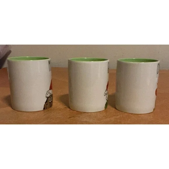 Set Of 3How The Grinch Stoked Christmas Coffee Mugs, Max, Going, And Cindy Lou - Picture 7 of 9